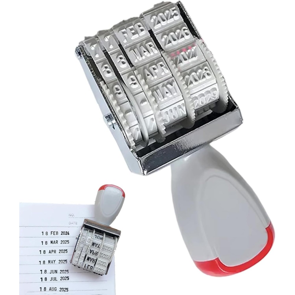 Rubber Date Stamp - Carimbo Rotativo DIY de Data e
