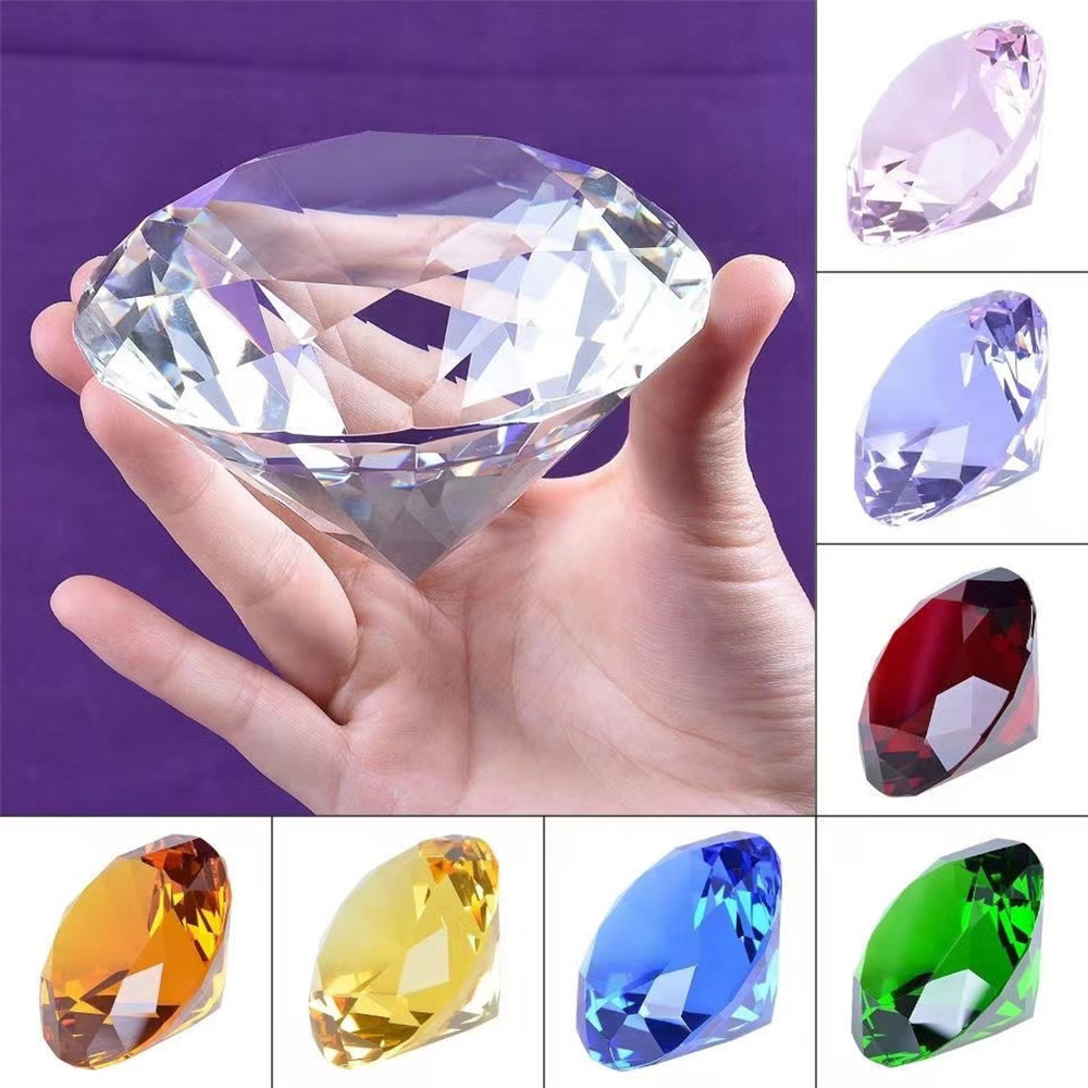 Paper Weight Crystal - Cristal Diamante Em Forma De Paperweight