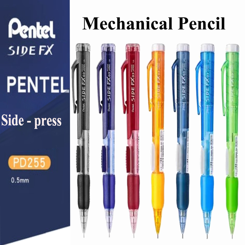 Pentel Pen Energel - Lápis Mecânico Pentel com Empurrador Lateral,