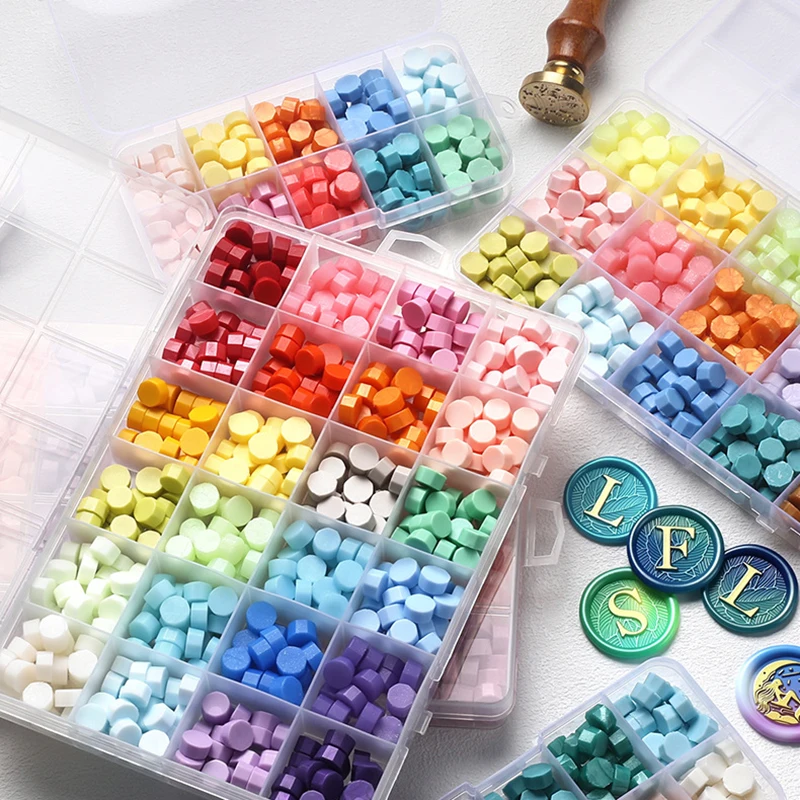 Wax Seal Stamp Set - Conjunto de contas de cera de
