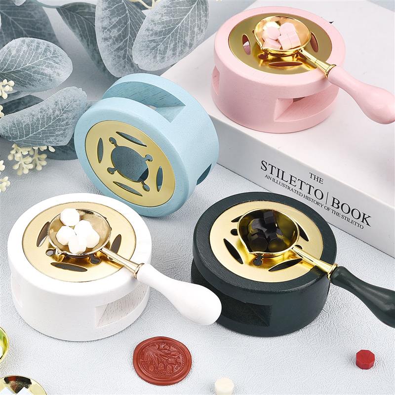 Wax Seal Stamp Set - Conjunto De Colher De Fusão De