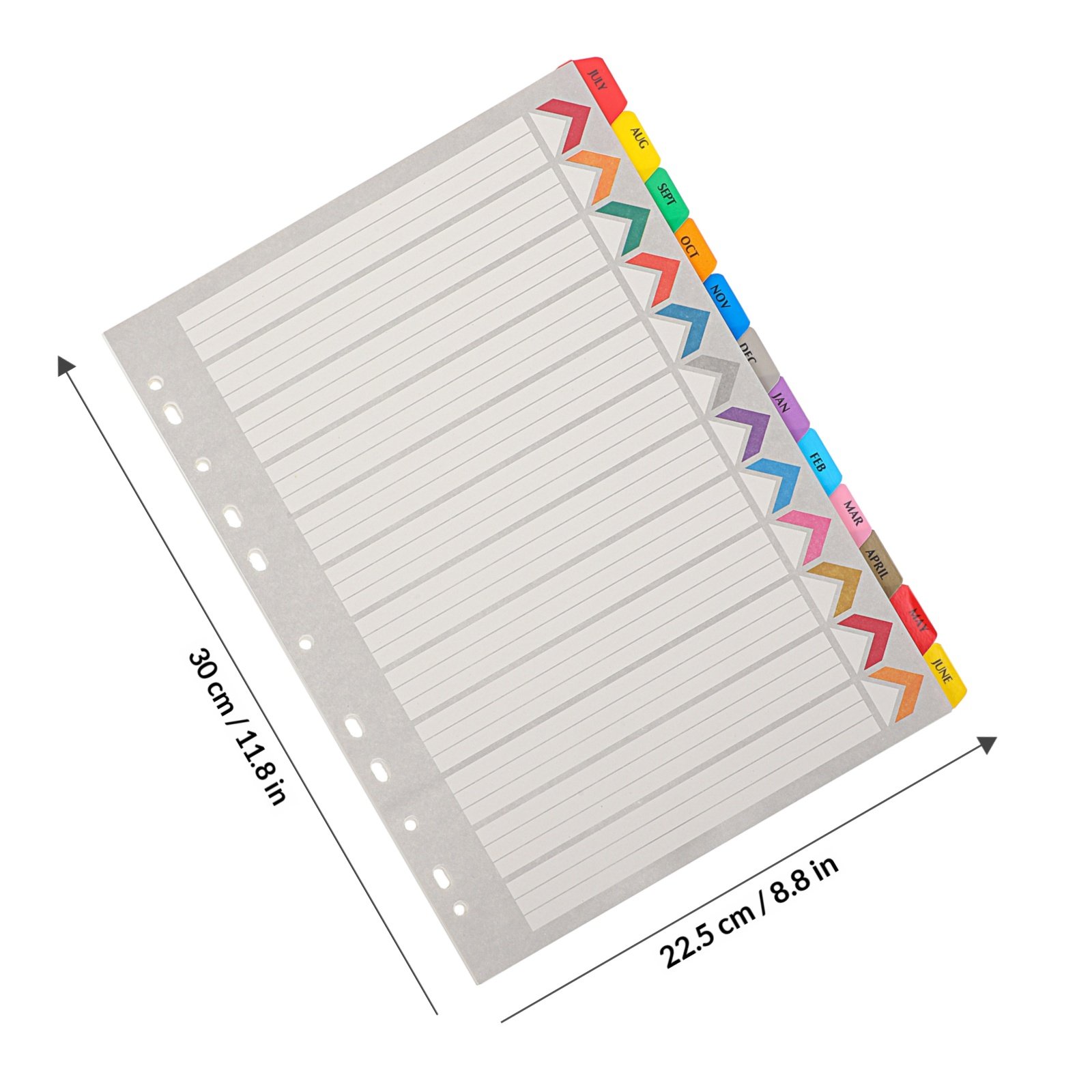 12 Divisórias para Fichário co - Tab Divider A4 avaliação e preço