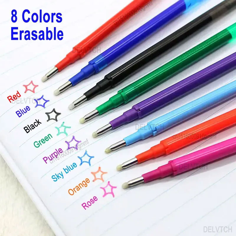 8 pçs/set 0.7mm caneta gel apa - Pilot Pen Frixion avaliação e preço