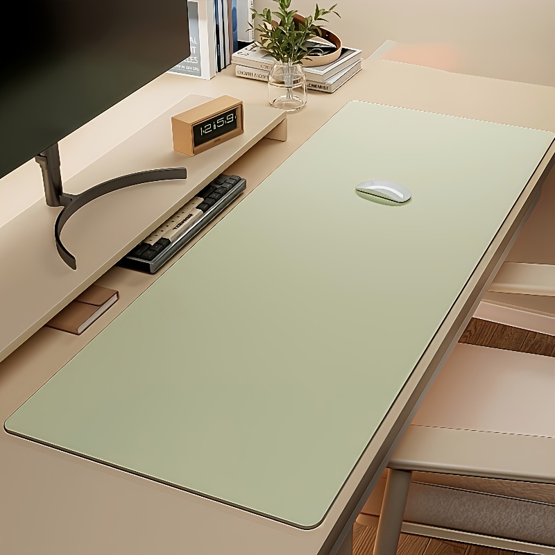 1PCS Grande Tapete de Rato em  - Leather Desk Pad avaliação e preço