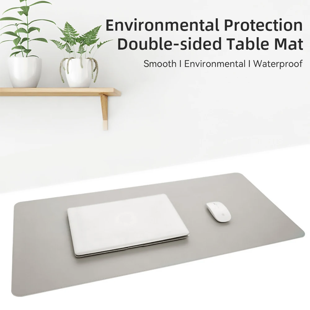 1 pçs tamanho grande 600*300mm - Leather Desk Pad avaliação e preço