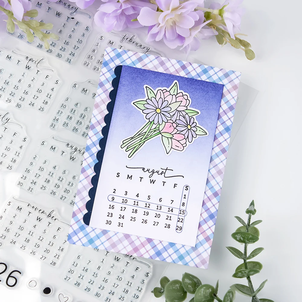 Calendário data 2026 selo clar - Rubber Date Stamp avaliação e preço