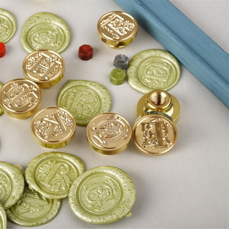 A-Z vintage selado cabeça de c - Wax Seal Stamp Set avaliação e preço