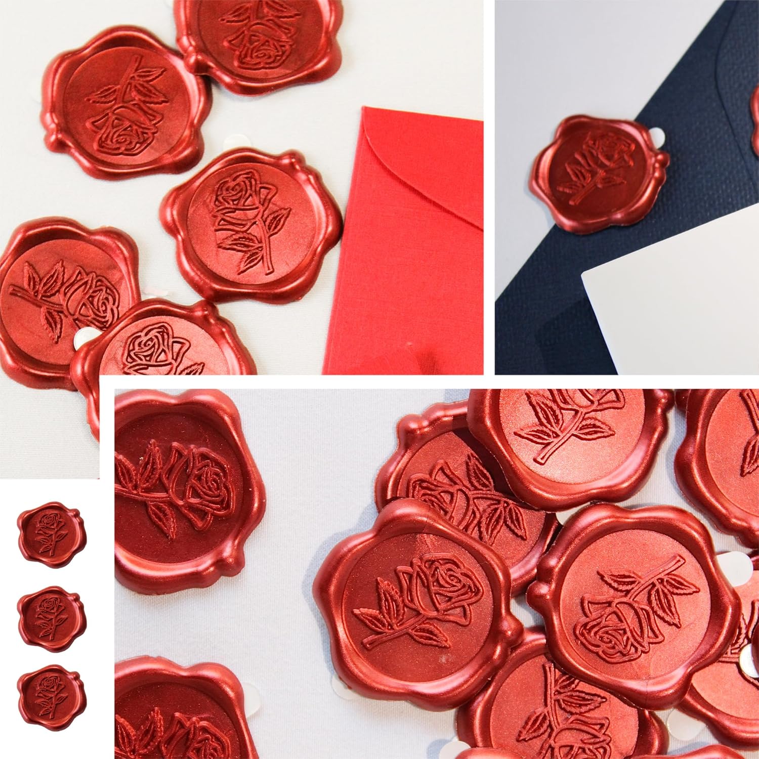 Conjunto com 25 Adesivos de Ce - Wax Seal Stamp Set avaliação e preço