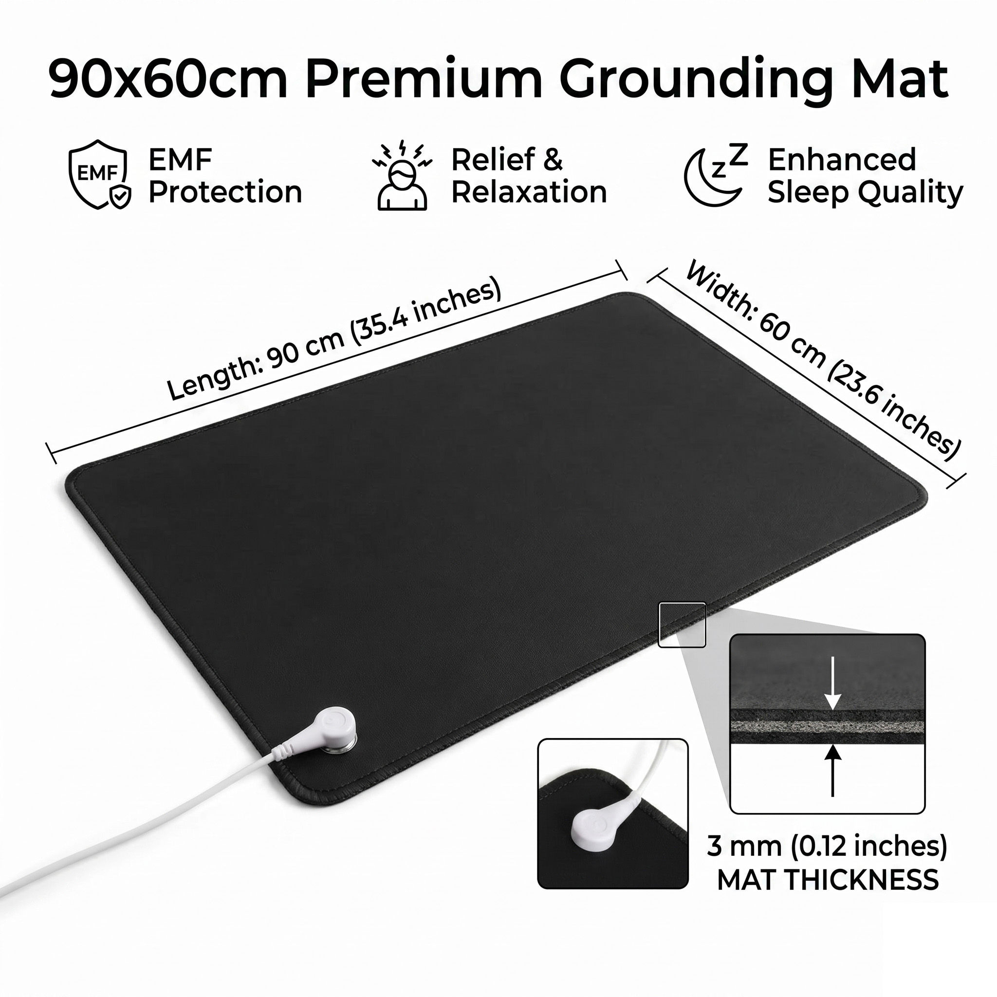 Tapete de Aterramento em Couro - Leather Desk Pad avaliação e preço